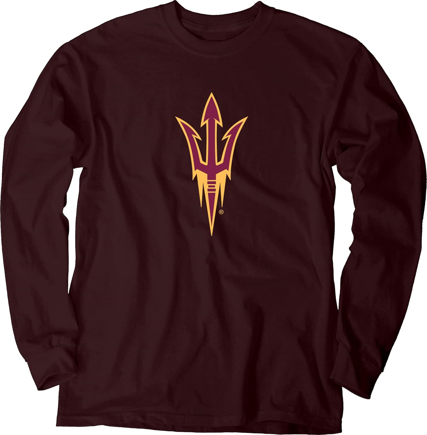 Blue 84 Men's Arizona State Sun Devils Long Sleeve T Shirt Team Color Icon, Maroon, Large - Image 3