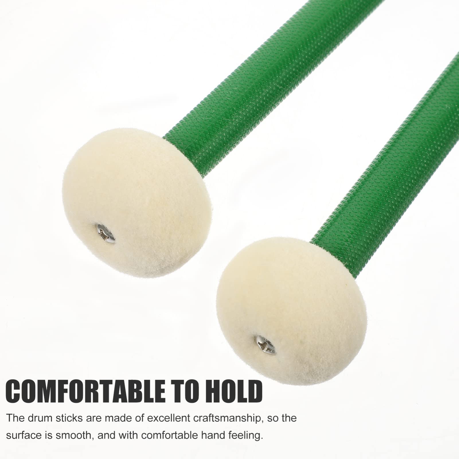 ABOOFAN 2pares Baquetas De Percusión Dobles De Coloridas Para Batería Accesorios Musicales Duraderos Para Instrumentos De Percusión Para Diversos Estilos De Música