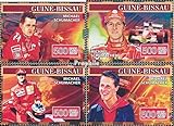 Guinea-Bissau Prophila Collection Guinea-Bissau 3520-3523 (edizione completa) postfresco ** MNH 2007 Michael Schumacher (Francobolli per collezionisti) auto/traffico stradale