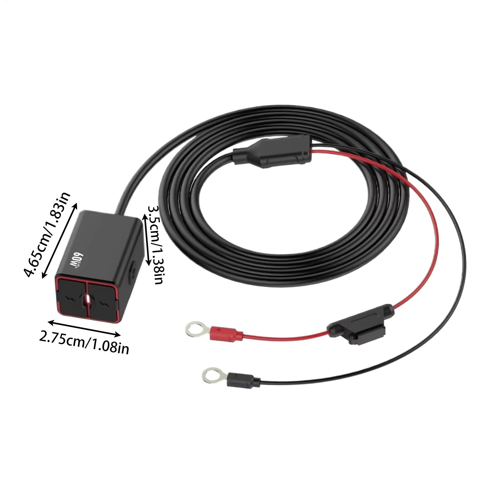Cargador USB para Moto Cargador Impermeable Tipo C