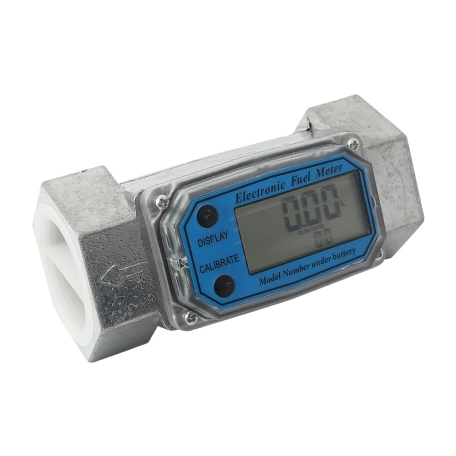 Flow Sensor Meter Digital Pipeline Water Flow Electronic Digital Flowmeter LCD Display Liquid Water for Flow Mete