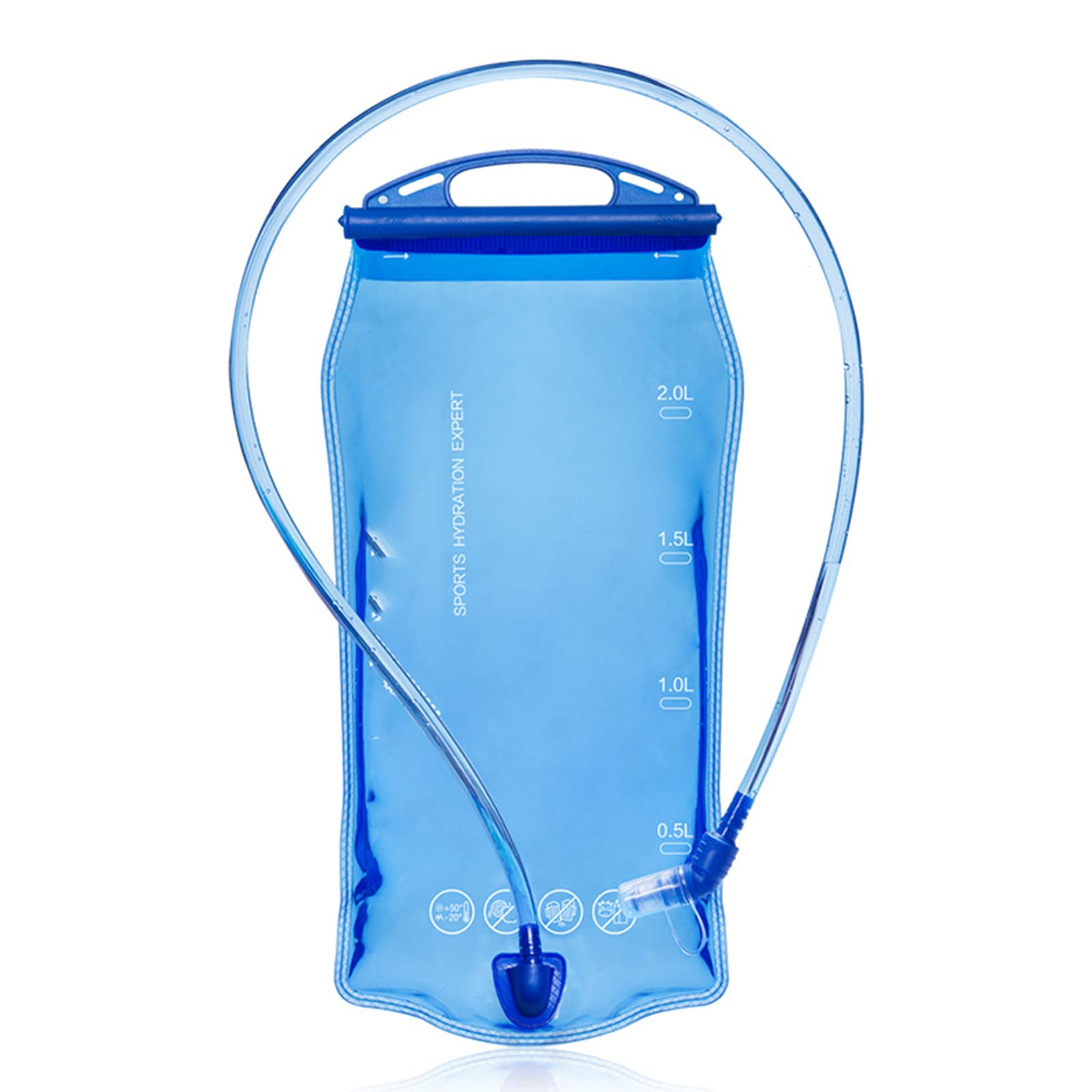 Gilet d'hydratation de running avec poche eau 2L sans goût de plastique
