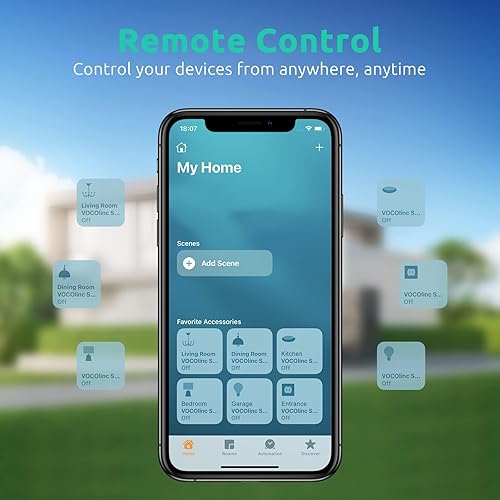 Miniatura 13 de VOCOlinc Homekit Smart Plug funciona con Alexa, Apple Home, Google Assistant, WiFi Smart Plug que funciona con Alexa, temporizador eléctrico