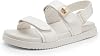 DREAM PAIRS Womens Comfortable Open Toe Flat Sandals Fashion One Band Summer Dessy Sandals