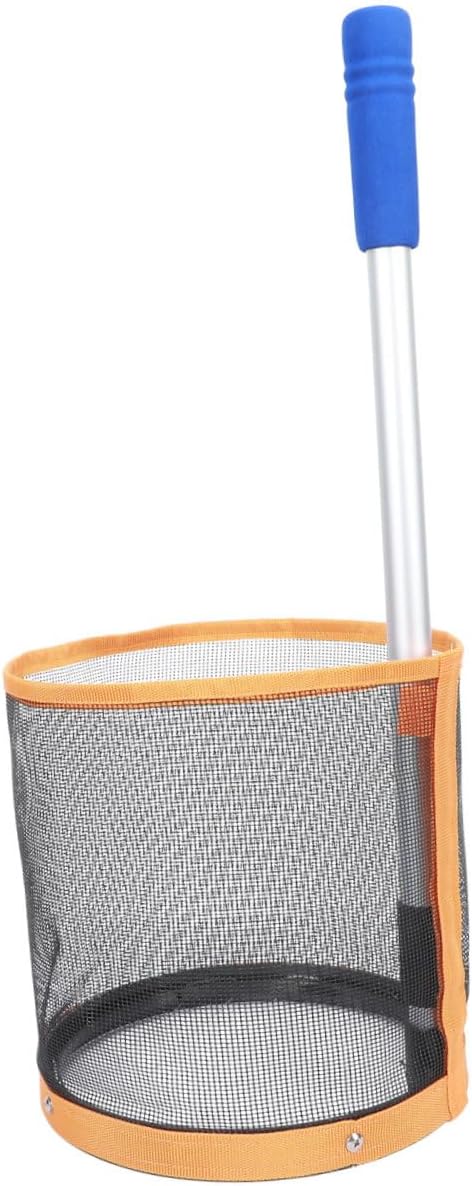 Table Tennis Ball Picker Telescopic Handle Large Capacity Ball Organizer Net for Training Portable for Players