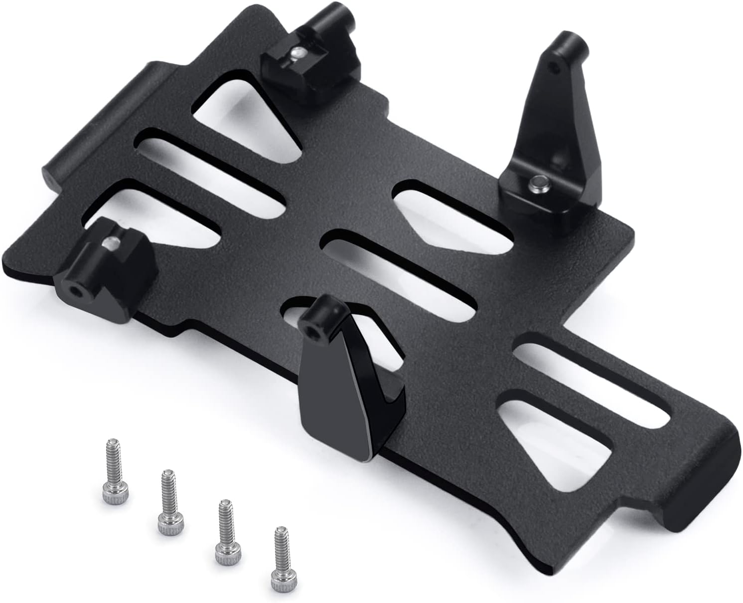 MORLORDY Aluminum Alloy RC Lower Battery Mount Bracket Plate Battery Holder Post for 1/24 RC Crawler Car SCX24 Upgrades Accessories AXI00001 AXI00002 AXI00006 AXI90081 AXI00004