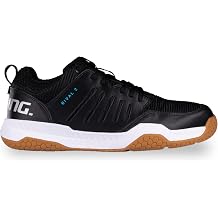 Salming Rival Mens Squash Shoes White/Supersonic & Black/White Colors Squash, Racquetball, Volleyball, Floorball