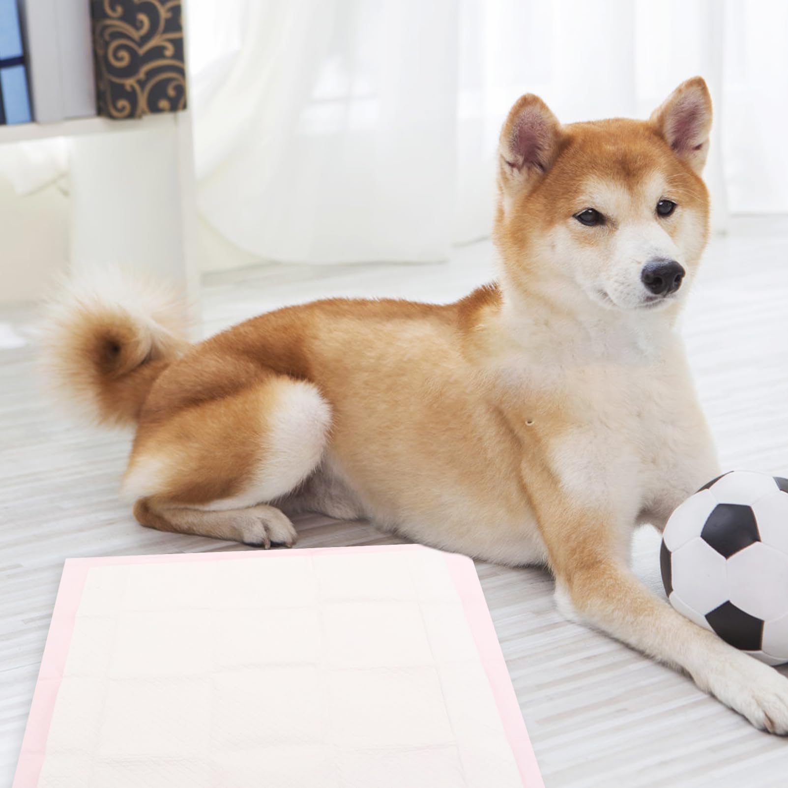 TOYANDONA 40 Piezas Empapadores Desechables para Perros y Gatos de Entrenamiento Absorbentes y Resistentes para Casa y Color Rosa para Cachorros y Mascotas Adultas