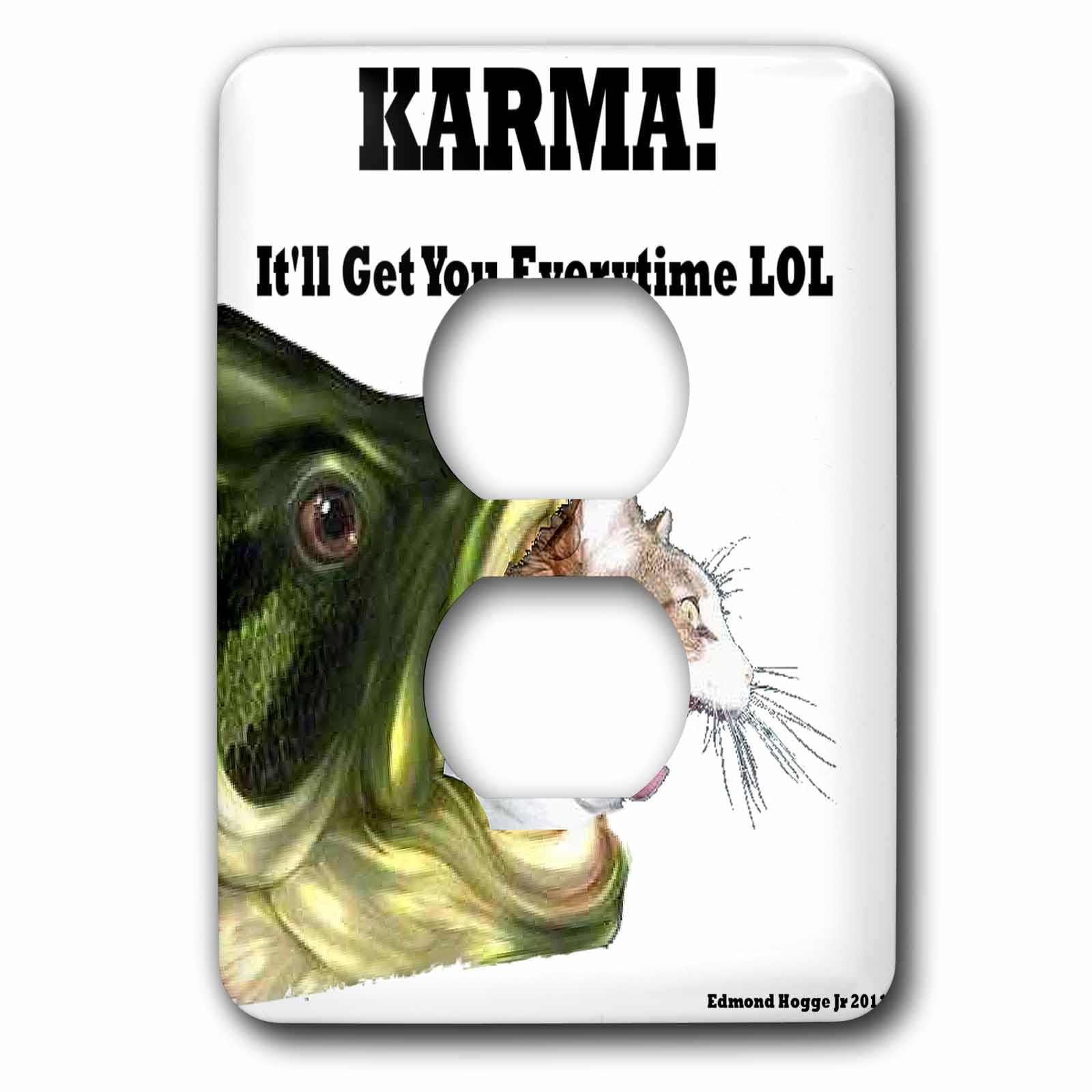 Bouchon de prise Karma 2 3dRose décoratif pour salon et bureau