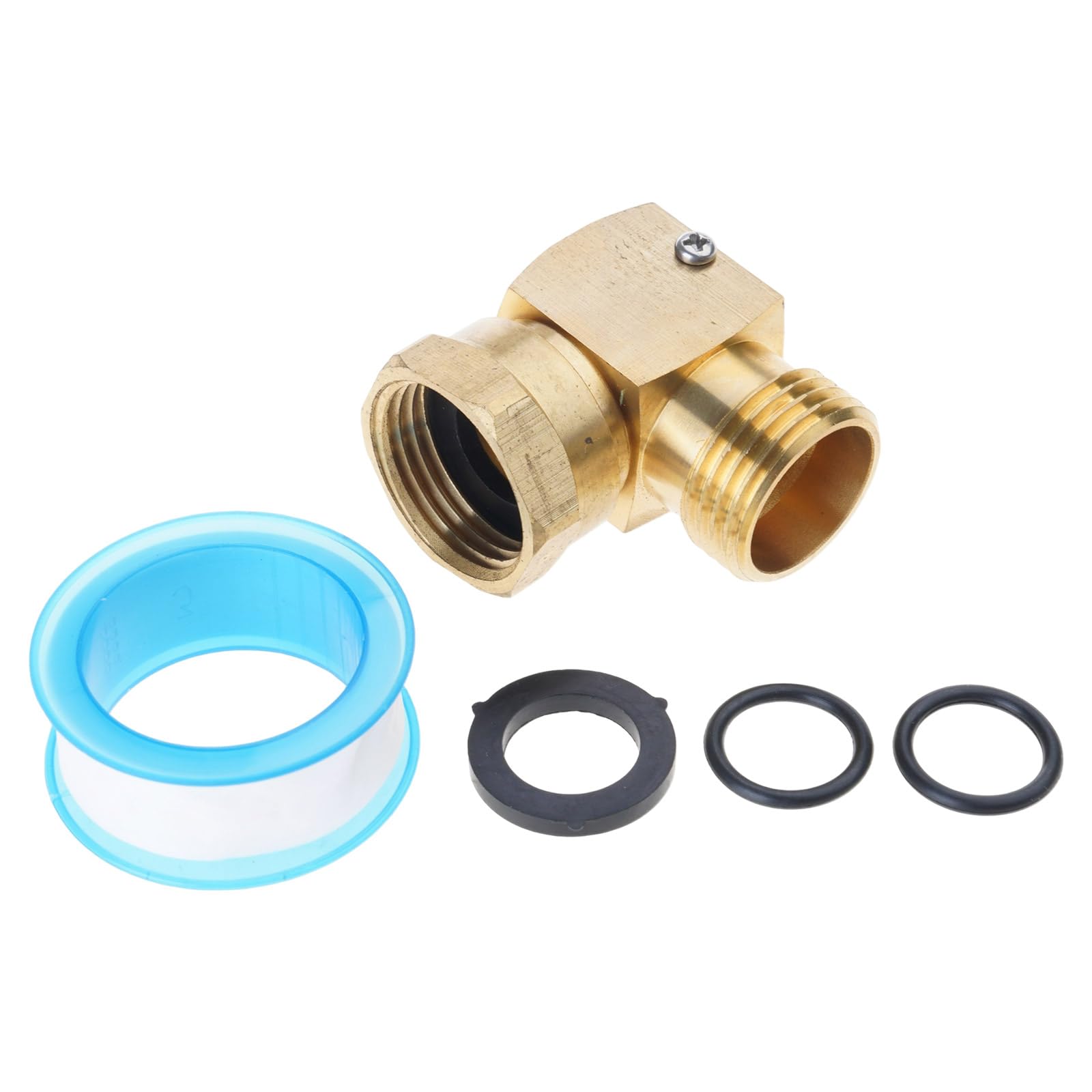 Elnwnnkc Women's Multicolor Garden Hose Swivels Fitting 3 / 4Inch Threads 90 Degree Hose Swivels Elbow Connector For Watering Enduring Leakproof Pipe Fittings
