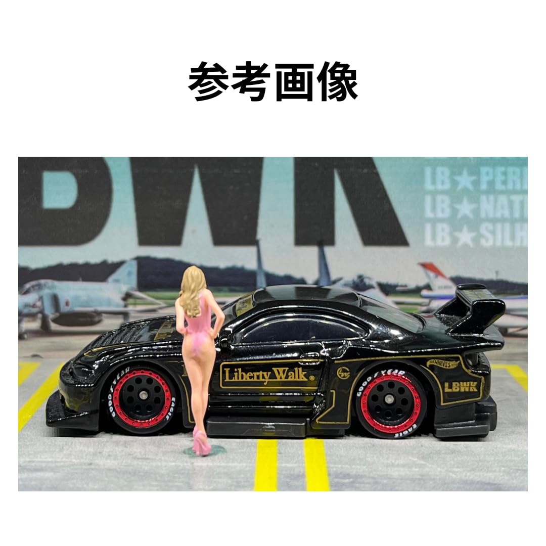 Amazon | 1/64 ミニカー用 カスタムホイール 3台分 ブラック スリック