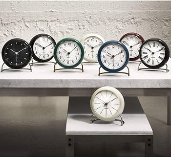 インテリア時計 ARNE JACOBSEN TABLE CLOCK STATION Amazon.com: Arne Jacobsen Table Clock Diameter 11 cm Station