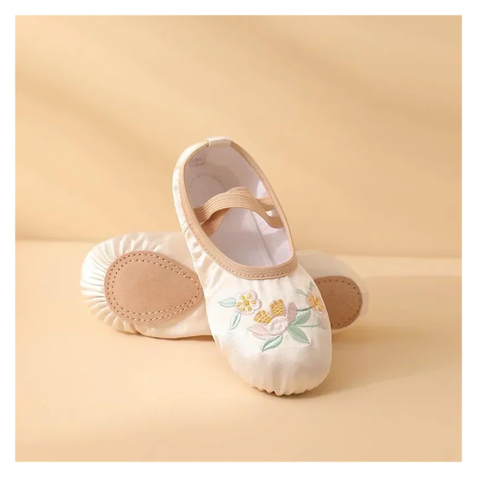 Scarpe Danza Classica Bambina Scarpe da Ballo con Suola Morbida, Scarpe da Ballo for Bambini, Stile Classico, con Lacci, da Donna