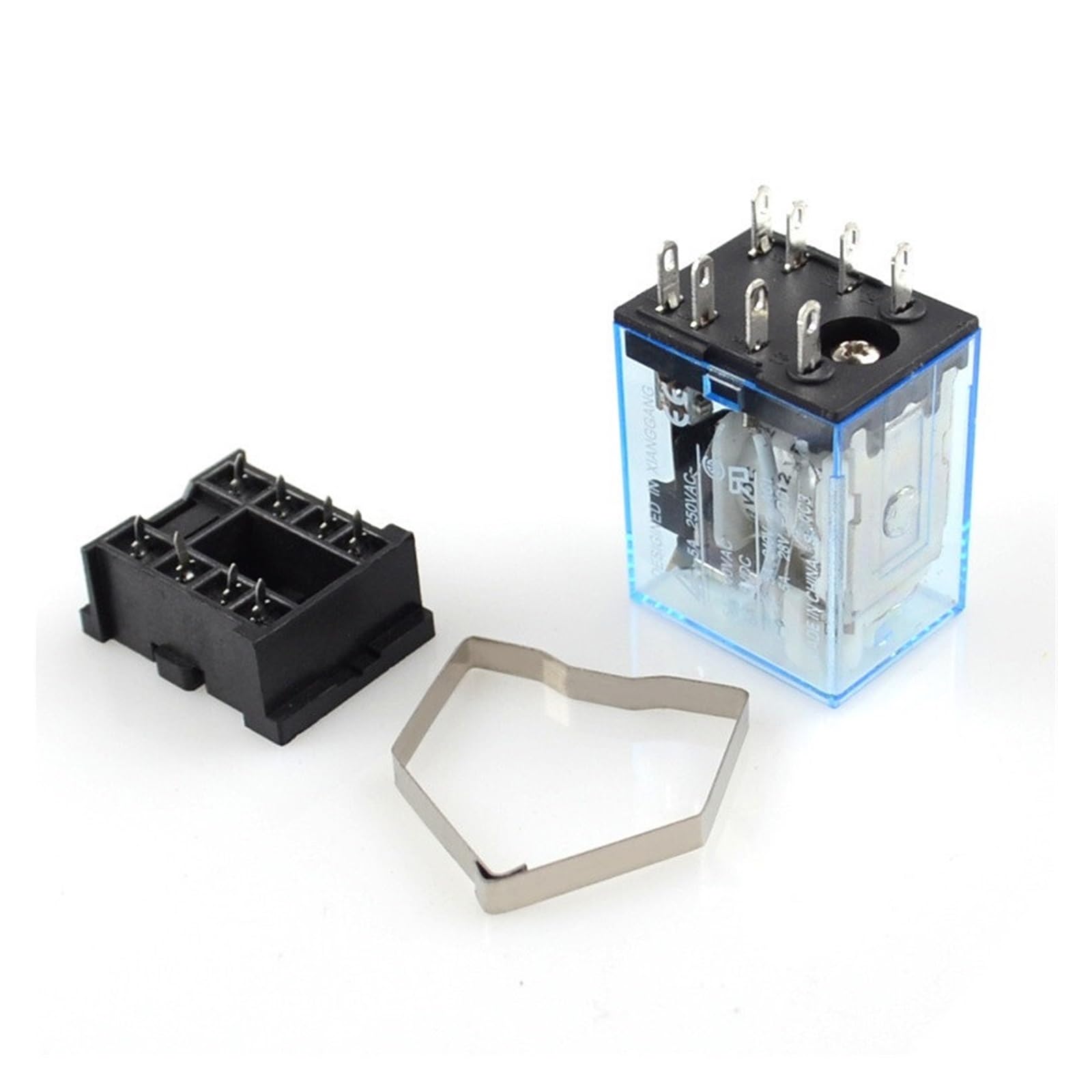 Relé MY2NJ 24VDC de doble circuito con base estable para evitar fallos de señal 7