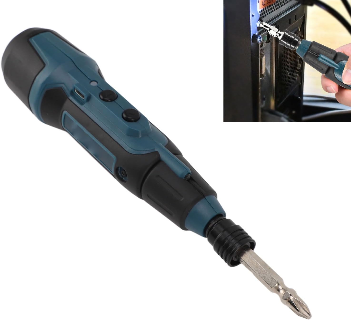 3.6V For Electric Screwdriver with Flashlight Lithium Battery Powered Portable Rotary Screwdriver and Bit Set, WSJKASJWrcb521a08y
