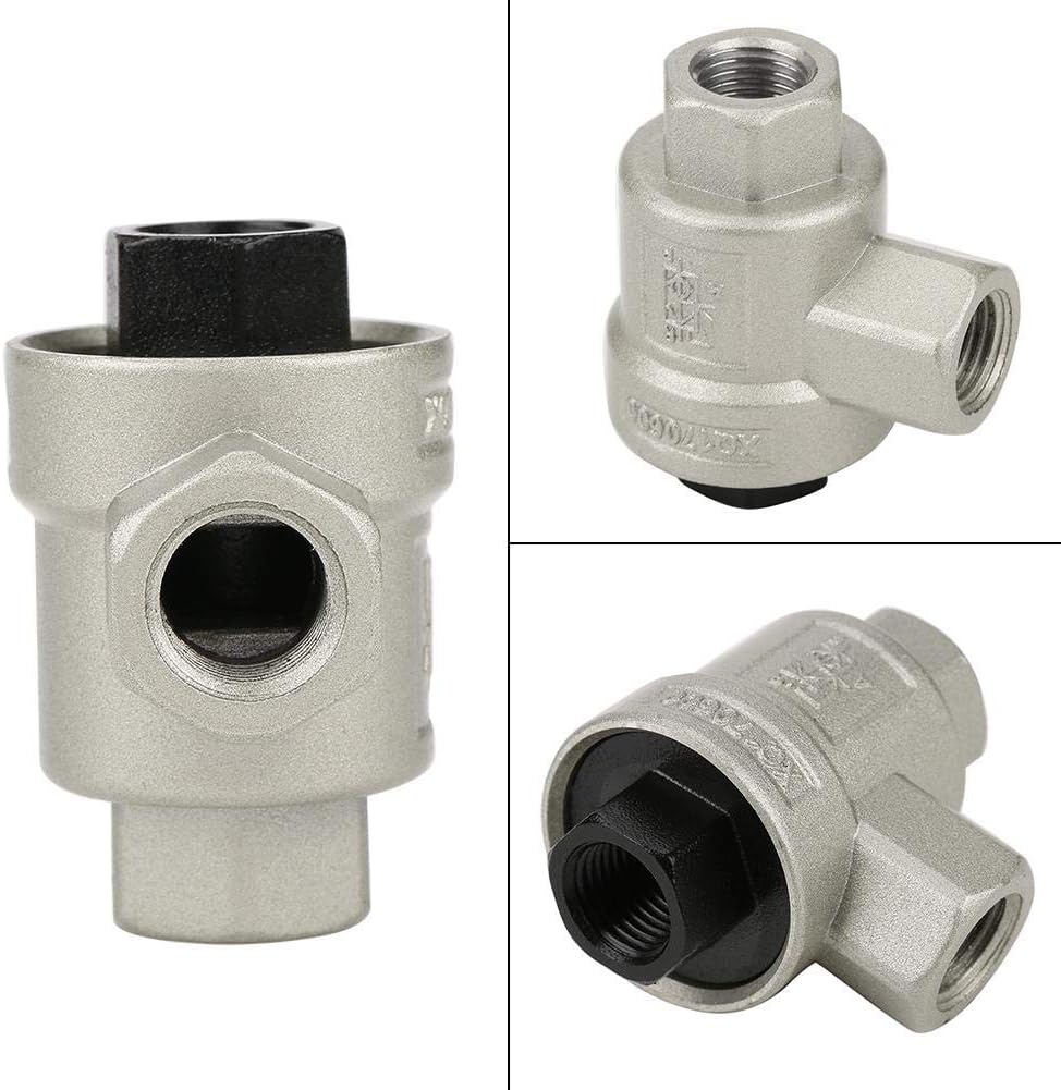 Air Quick Exhaust Valve, Aluminum Alloy G1/4 Quick Exhaust Valve Pneumatic Quick Exhaust Valve, Thread Connector Air Control Valve