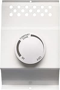 Cadet F Series Double Pole Built-In Baseboard Thermostat (Model: BTF2W, Part: 08734)