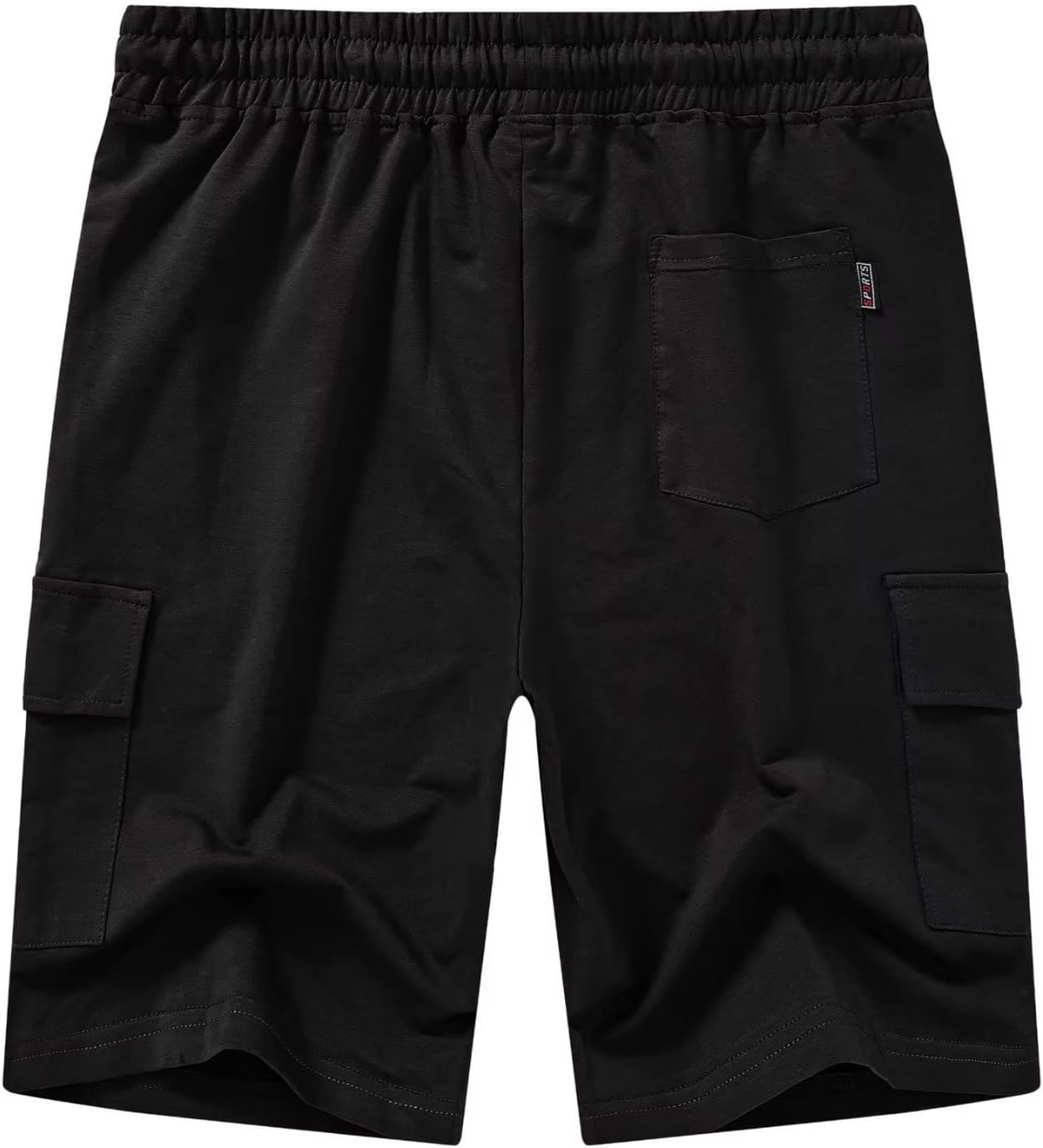 YuKaiChen Men's Casual Cargo Shorts Classic Relaxed Fit Drawstring Elastic Waist with Pockets - Image 4