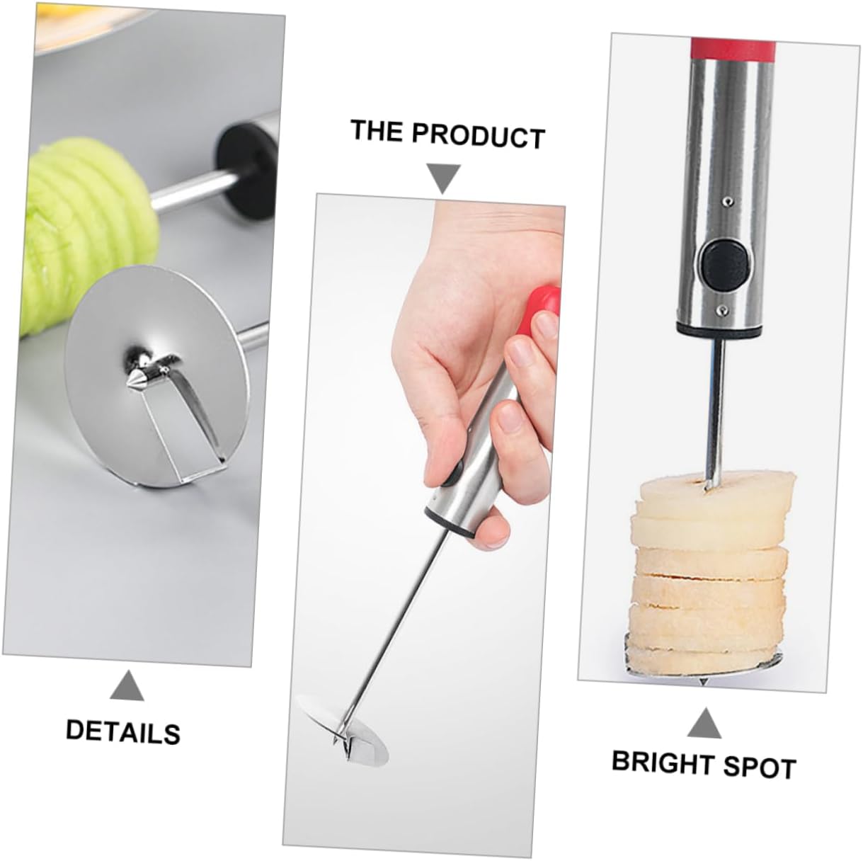 Stainless Steel Fruit Corer Set Cherry Pear Onion Corer Kitchen Storage