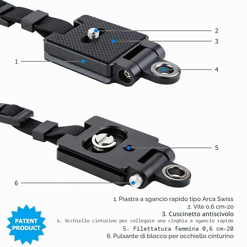 JJC cinghia da polso HS-ML1M