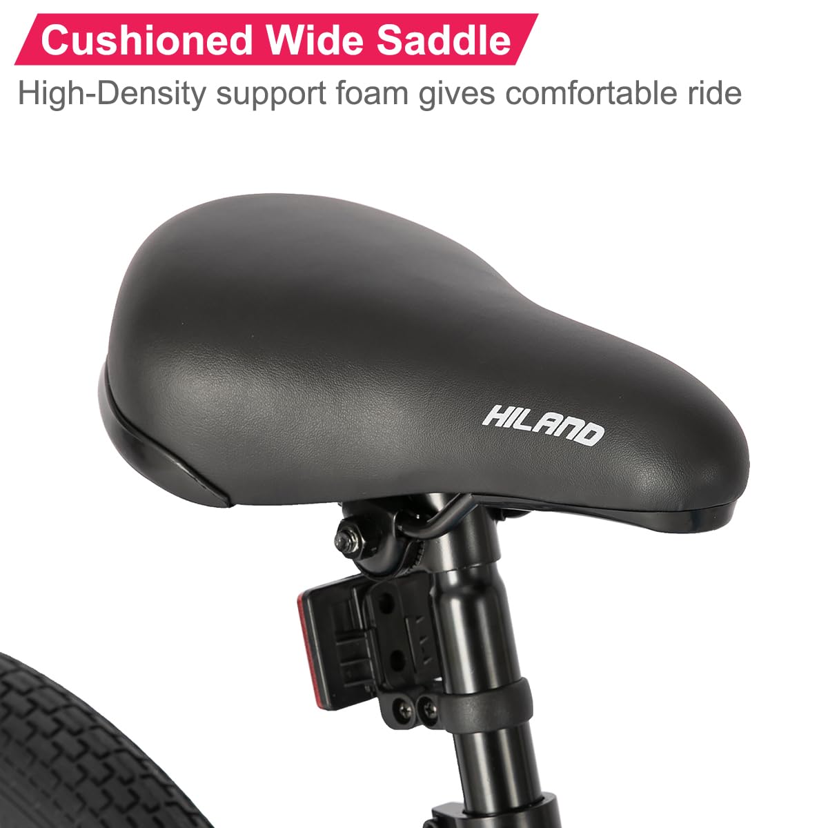 HILAND Bicicletta BMX da 20 pollici a 3 raggi，rotore da 360 gradi per Stile Libero，bicicletta BMX a 4 perni per Allenamento e acrobazie，Rosso