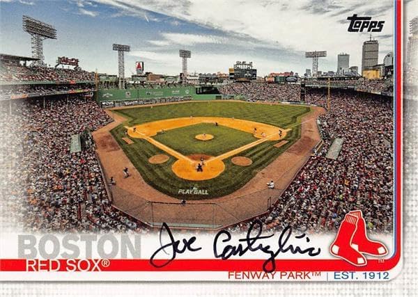 Joe Castiglione autographed baseball card (Boston Sox Broadcaster, SC) 2019 Topps Fenway Park #160 - Baseball Slabbed Autographed Cards