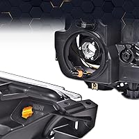 Vista 6 de PIT66 Faro delantero, compatible con Ford F150 2015 2016 2017 repuesto faros delanteros faros delanteros izquierda conducción lateral accesorios