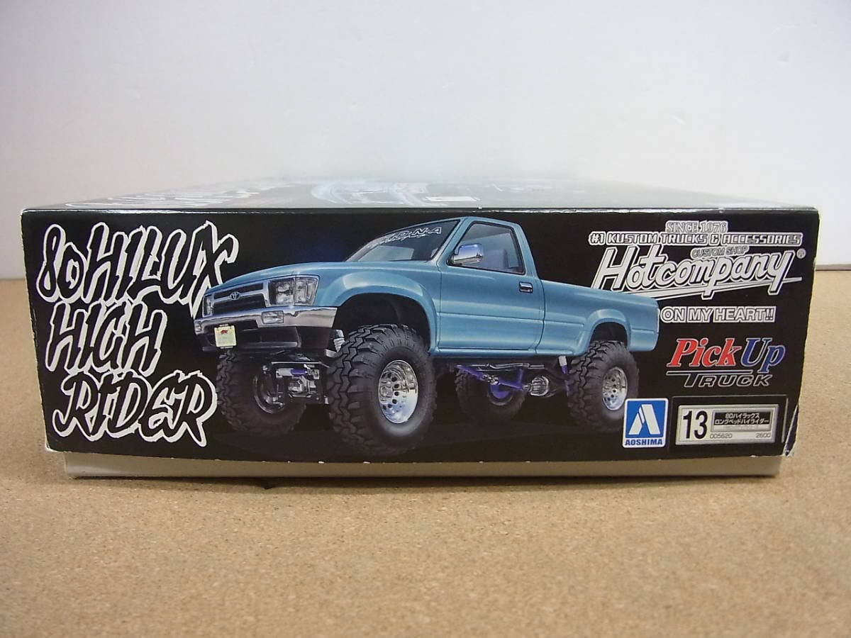 Amazon.co.jp: Aoshima 80 Hilux HighRider Pickup Truck : Toys