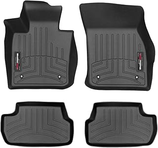 Custom Fit FloorLiners for MINI Cooper SE (Electric), Hardtop - 1st & 2nd Row (44675-1-2), Black