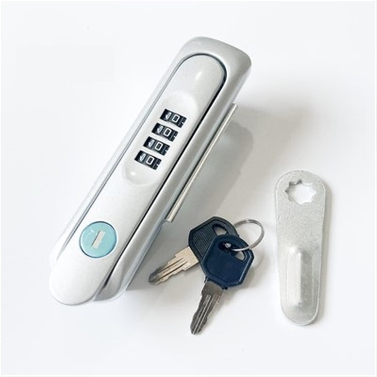 WQGQPXOB Lock of Charging Box Pile Network Electrical Control Cinet ToolboksEquipment Handle Password 1Pcs(Silver)