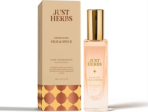 Just Herbs Long Lasting Scent Luxury Perfume for Men and Women Pocket Parfum EDP Silk and Spice (20 ml)