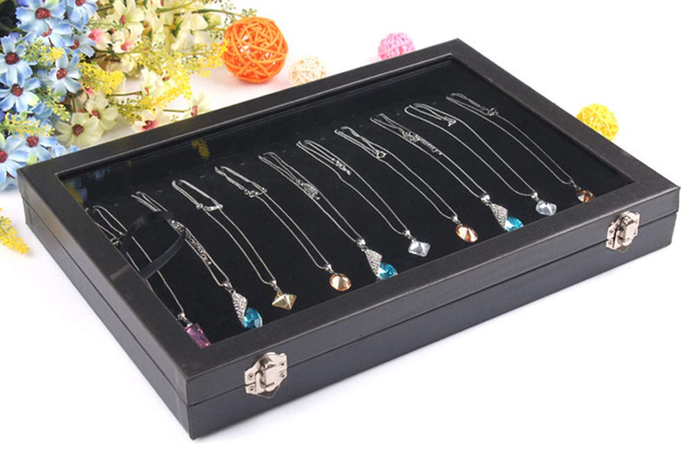 Buy Wudygirl 20 Hooks Necklace Tray Storage Box Jewelry Display