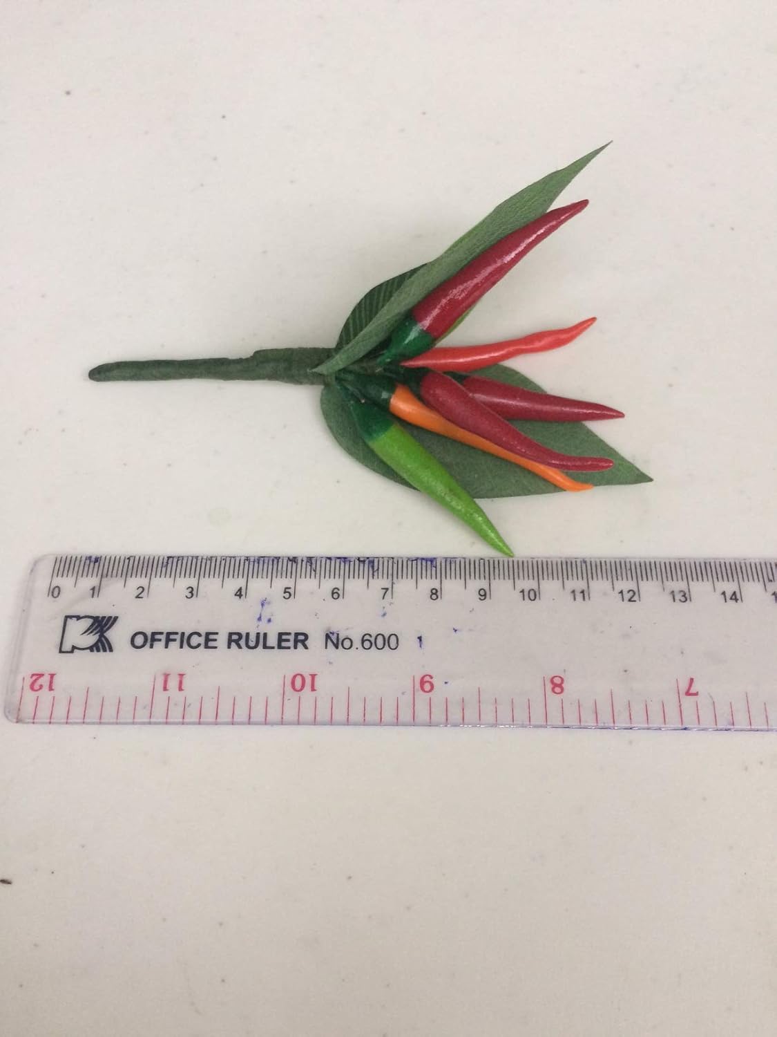 Artificial Fake Vegetable Chili for Display or Decoration (Pack of 2)