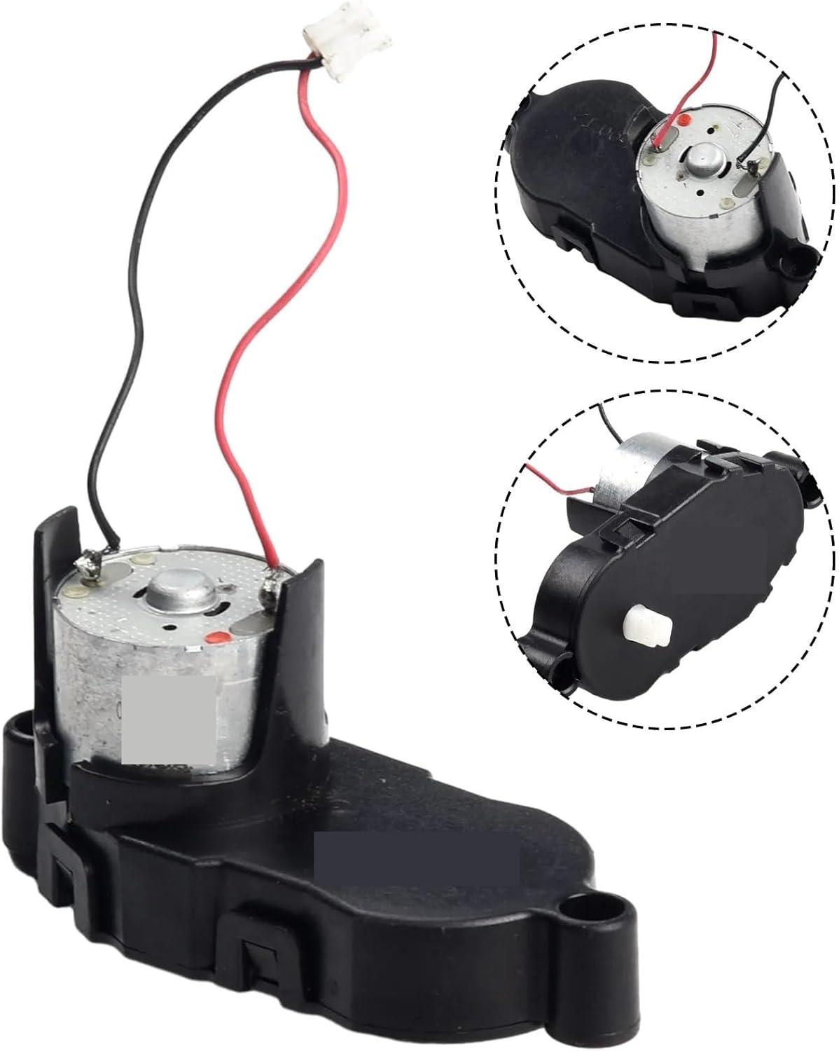 1pcs Side Brush Motor，Compatible for Midea，VCR16，Compatible for Cecotec，Compatible for Conga，BL500 BL500-T2 T3 1290 1390 1490 1590 Vacuum Cleaner Accessories
