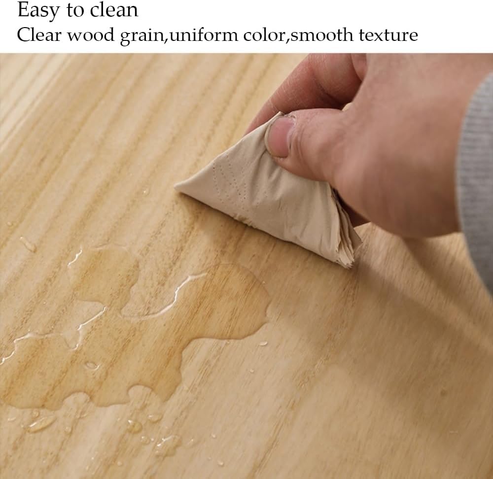 Scatola Portaoggetti da Scrivania in Legno Massello di Noce Chiaro, Schedario A più Livelli per Lorganizzazione di Ufficio E Casa, Elegante, di Medie Dimensioni Natural Large