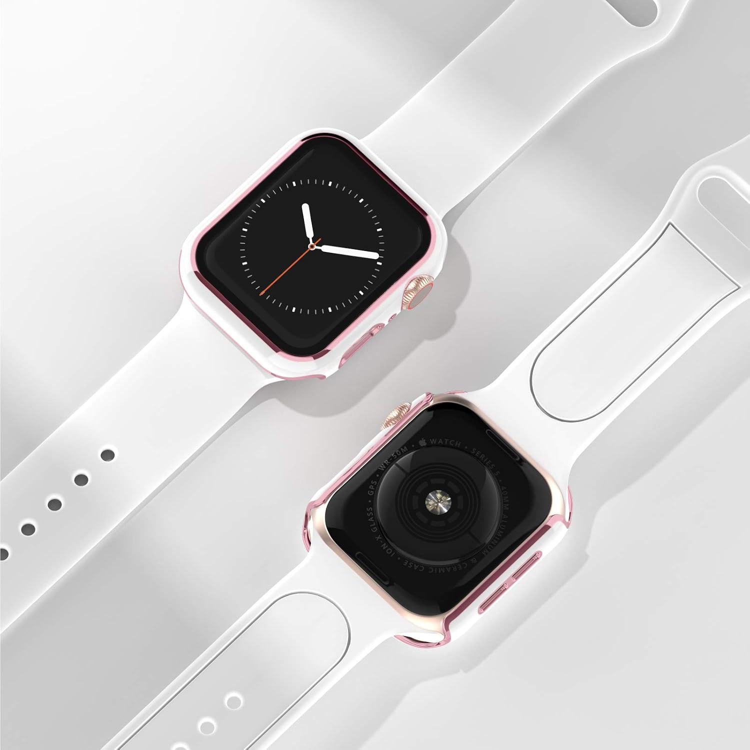 Adepoy Case with Tempered Glass Screen Protector, Compatible with Apple Watch SE3(2025) SE2 SE Series 6/5/4 40mm, All-Around Ultra-Thin Bumper Full Cover Hard PC Protective Case for iWatch Accessories image 3