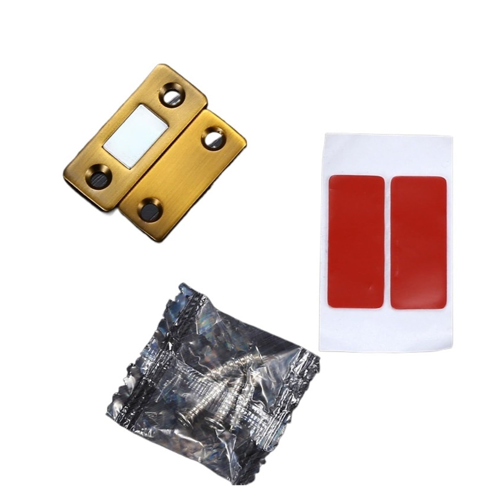 Ppqiru Yb With Stickers 10Pcs/Set Hidden Door Closer Magnetic For Cupboards