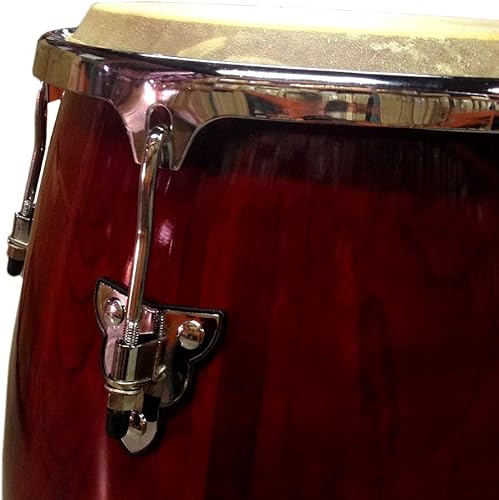 Miniatura 3 de Conga Drum 12 pulgadas y soporte - Red Wine - World Percussion New