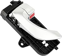 Vista 6 de ECCPP Manijas de puerta interiores 2005 2006 2007 2008 para Hyundai Sonata interior interior delantero lado del pasajero plateado 2 piezas