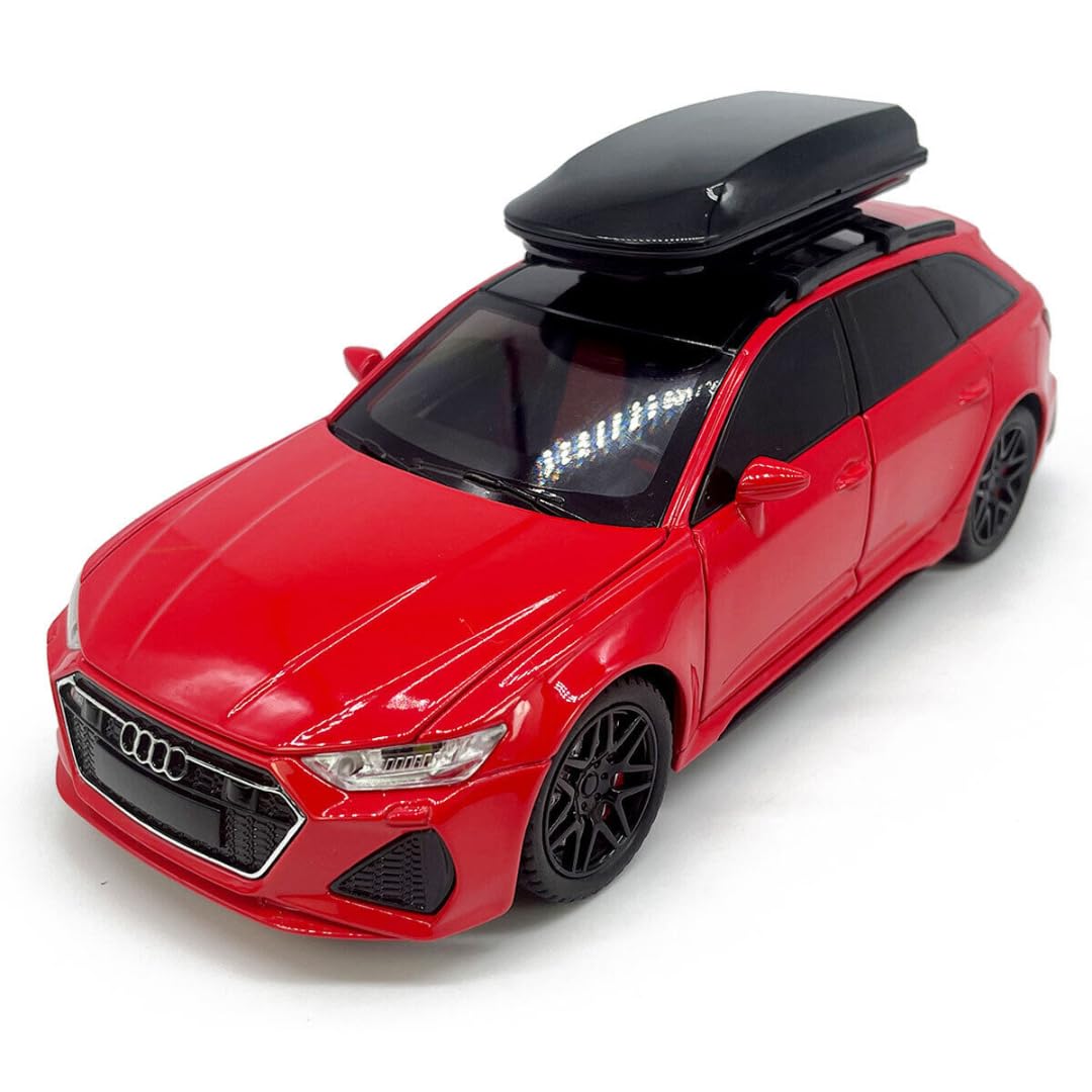 PLUSPOINT Diecast Audi RS6 Avant Toy Car 1:24 Scale Model,Pull Back Vehicles Alloy Simulation Supercar with Lights and Sound Also for Car Dashboard,Kids,Adult (B0CTCNFK6J) Amazon Price History, Amazon Price Tracker