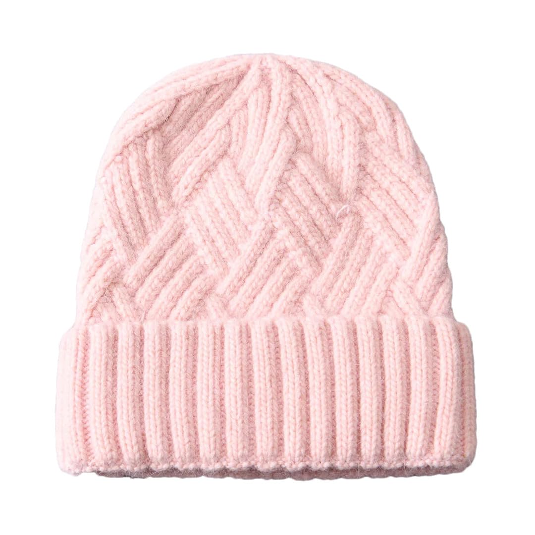 Wvapzxx Chapeaux Tricotés En Cachemire Uni Pour Femmes, Bonnet Chaud Et Élégant Pour L'hiver