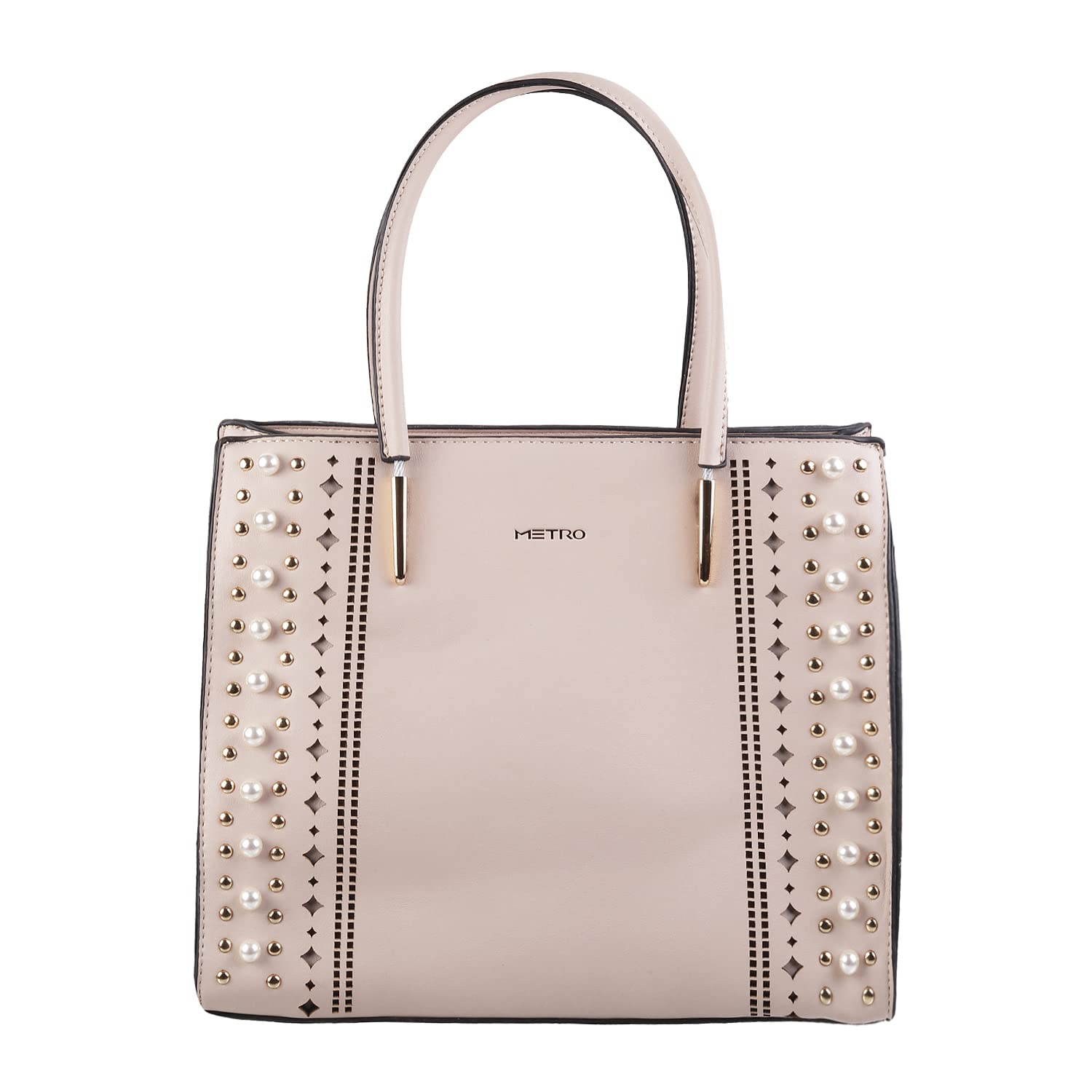 Metro Womens Synthetic Beige Satchel Bags (One Size) (B0B4D7PK7J) Amazon Price History, Amazon Price Tracker