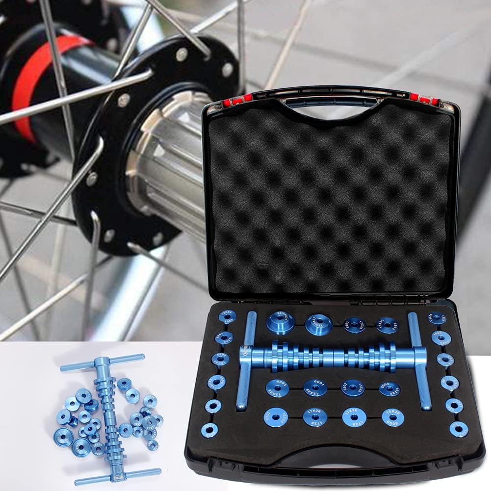 Bicycle Bearing Press Set, Drift Bike Tool Kit Set, Turning Point for Wheels Hub Universal Cycle Bearing Press Set, Nice Tools for Bicycle Repair