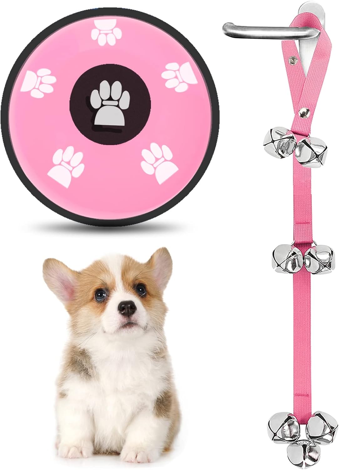 LCCKDD 2 Pack Dog Bells, Dog Potty Bell and Dog Door Bell