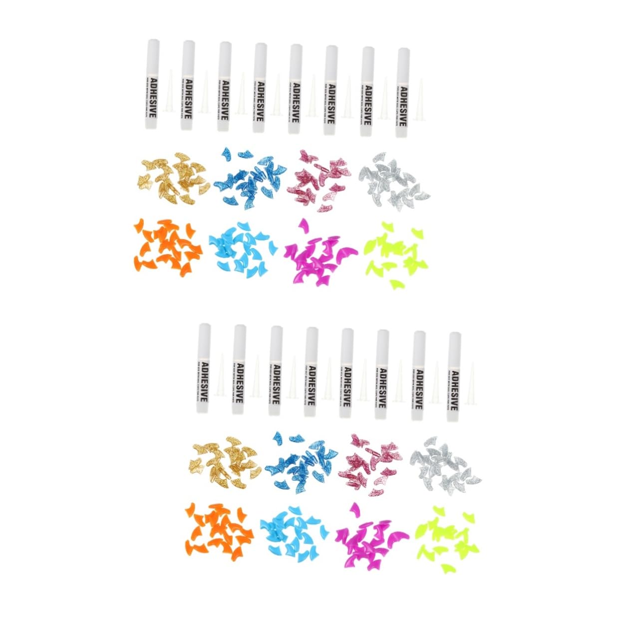 minkissy 320 Pièces Ensemble D'ongles pour Animaux De Compagnie Griffes De Chat en Caoutchouc Capuchon D'ongle De Chat Casquettes pour Chats Gel De Silice Assorti Patte De Chaton