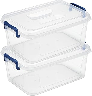 16 Tool Organization Ideas for Garage Storage 63 Tribello Plastic Storage Bins with Lids, Clear Stackable Storage Contain...