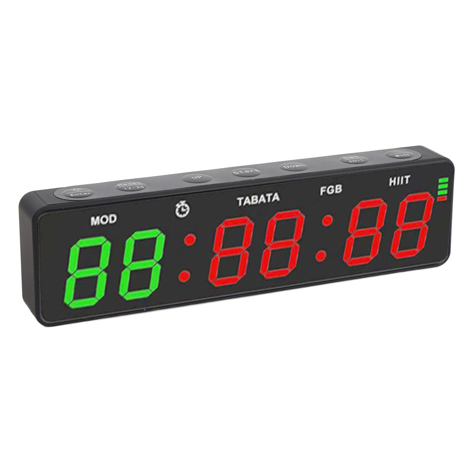 Gym Timer, Portable Magnetic Gym Clock Workout Interval Timer with Stopwatch, Versatile Fitness Digital Timer Rechargeable for Home Gym Garage Boxing