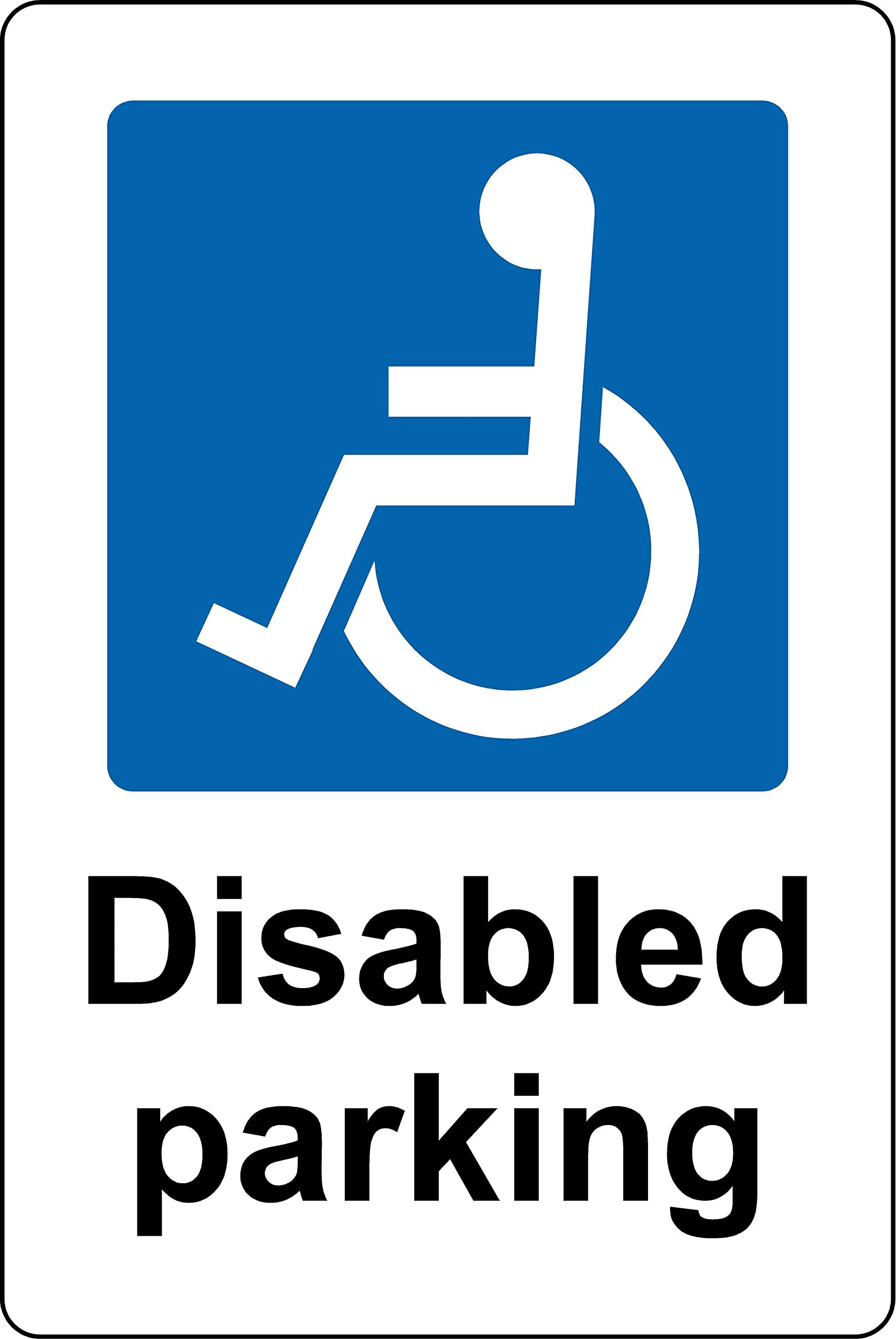 Traffic Sign - Disabled Parking - STATUTORY SIGNS
