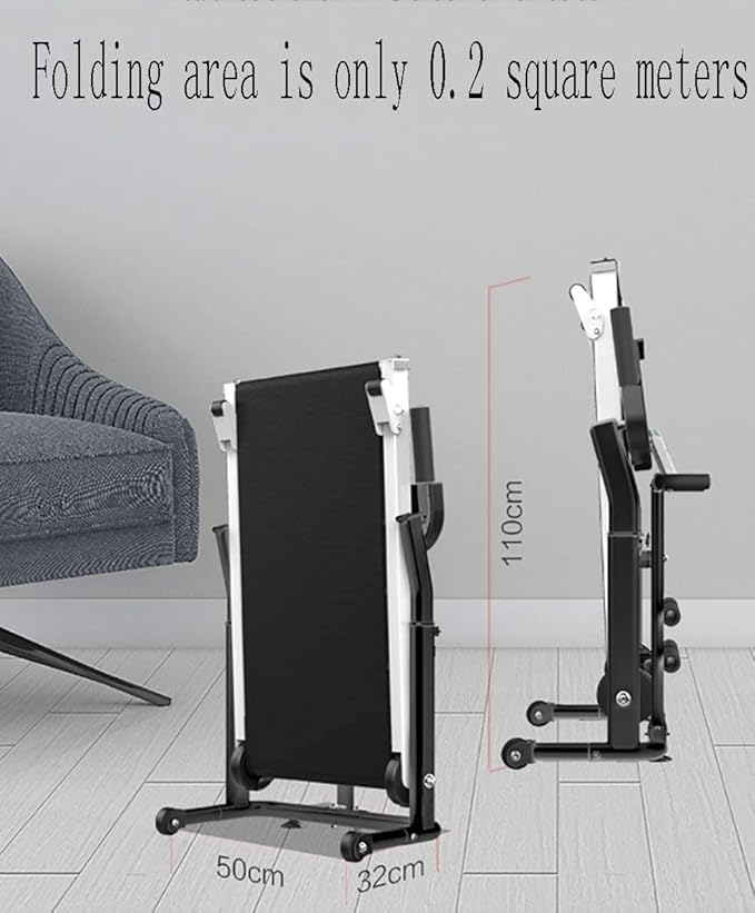 Caminadora Plegable Multifunción con Monitor LED para el Hogar miniatura 6