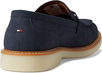 Amazon | Tommy Hilfiger メンズ セクターローファー, ライトネイビー 